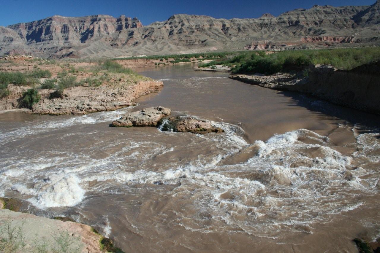 Upstream View Pearce Ferry Rapid